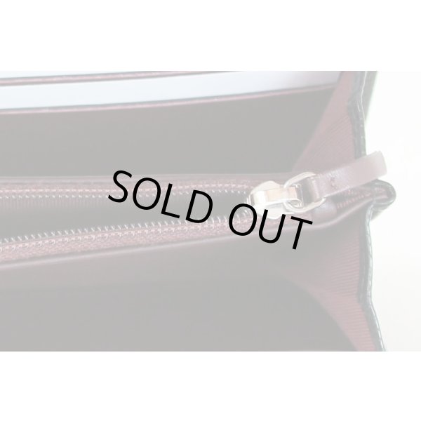 シャネル　ニツ折長財布 A50096 ブラック／ボルドー SIV金具　小銭入れ