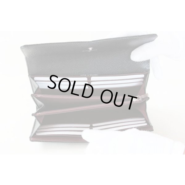 シャネル　ニツ折長財布 A50096 ブラック／ボルドー SIV金具　中身