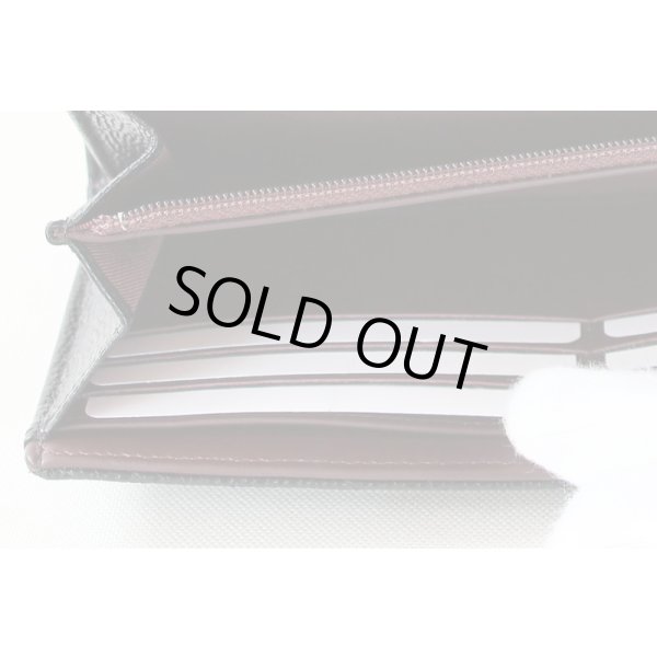 シャネル　ニツ折長財布 A50096 ブラック／ボルドー SIV金具　カードケース