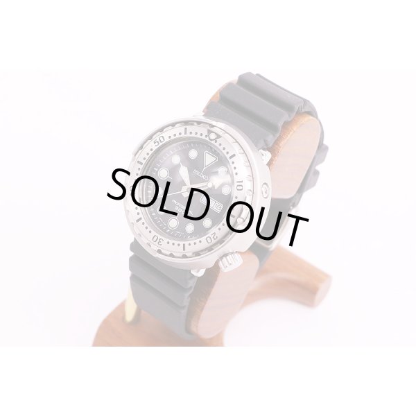 セイコー　プロスペック　スクーバ300M　SBBN007　黒文字盤　サイド