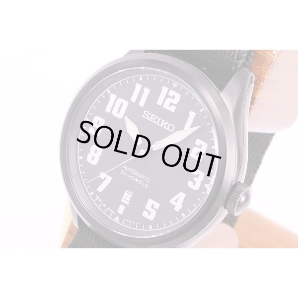 セイコー　メカニクル　SCVE039　黒文字盤　ナノユニバース限定　サイド拡大
