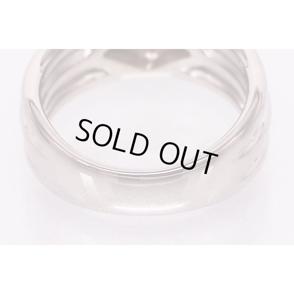 星の砂　PT900 ダイアイリリング 0.21ct 11.90g　外側