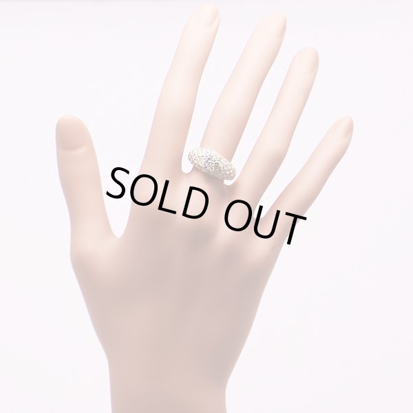 星の砂　K18 ダイアイリリング 1.92ct 5.60g　装着イメージ