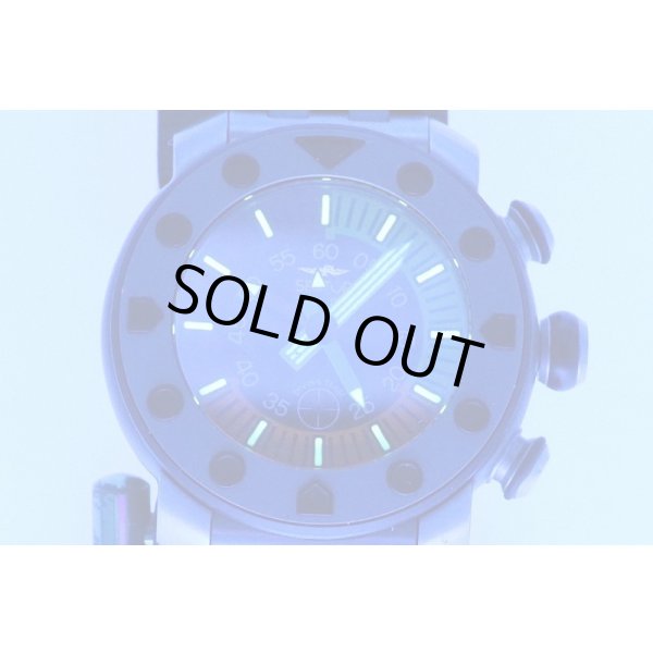 セクター　ダイビングチーム　アプネア　クロノグラフ　カラフル文字盤　ライト