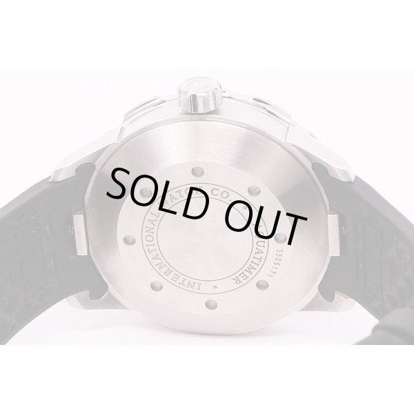 ＩＷＣ　アクアレーサー2000 IW356806　白文字盤　裏面拡大