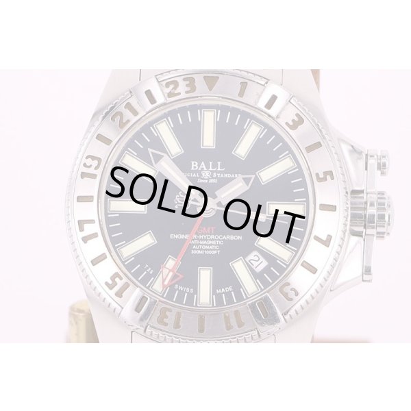 ボール　エンジニアハイドロカーボンGMT　DG1016A　黒文字盤　表面