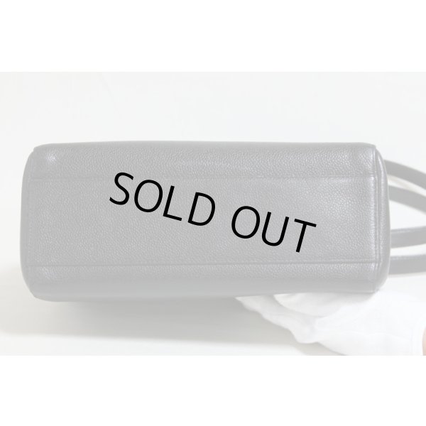 シャネル  ハンドバック ブラック／SIV金具　裏面