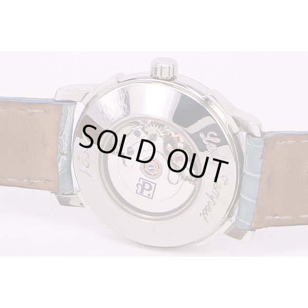 ペルレ　ブルーテンペスト　青シェル文字盤　裏面拡大