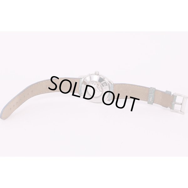 ペルレ　ブルーテンペスト　青シェル文字盤　革ベルト