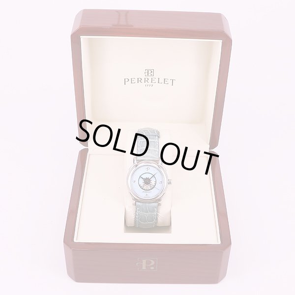 ペルレ　ブルーテンペスト　青シェル文字盤　箱