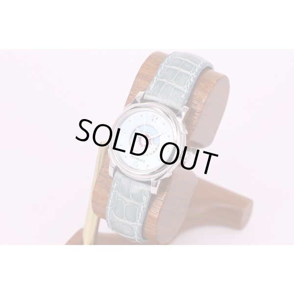 ペルレ　ブルーテンペスト　青シェル文字盤　サイド