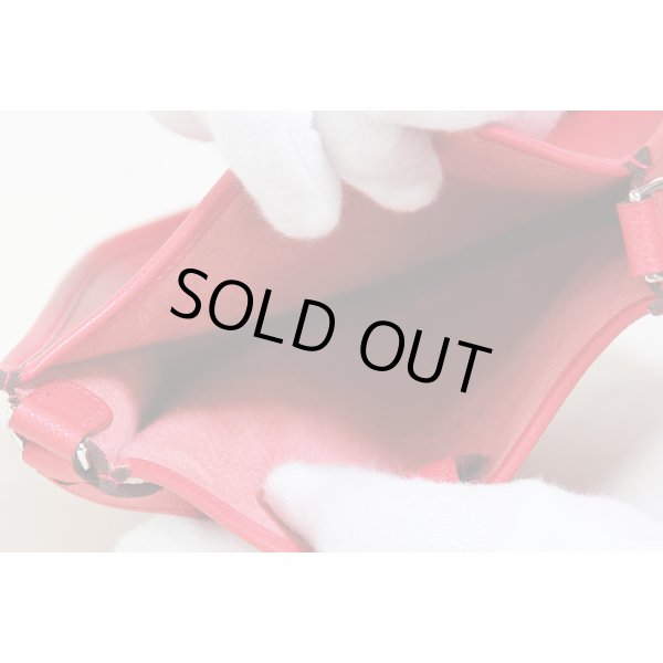 エルメス　エヴリンTPM レッド系／SIV金具　中身(2)