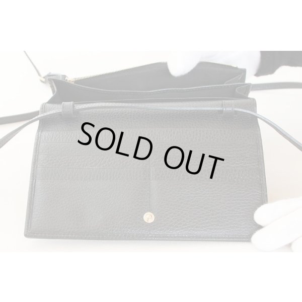 グッチ　ショルダーウォレット 368231.0959 ブラック　中身(1)