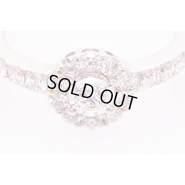 PT900 ダイアイリリング 0.313ct 0.55t 4.00g　拡大