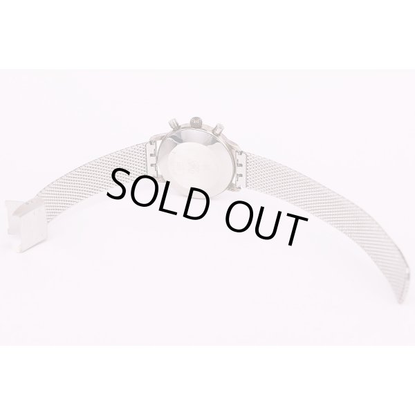 タケオキクチ　フォーチュン　ムーンフェイス　白文字盤　ブレス