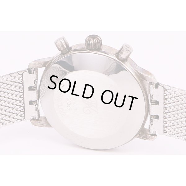 タケオキクチ　フォーチュン　ムーンフェイス　白文字盤　裏面拡大