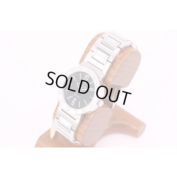 ブルガリ　ブルガリブルガリ　BB33SS　黒文字盤　新型ブレス　サイド