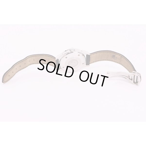 オメガ　デビルGMT　グレー文字盤　革ベルト状態