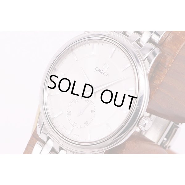 オメガ　デビル　プレステージ　4530.31　スモールセコンド　銀文字盤　サイド拡大