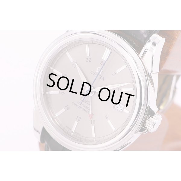 オメガ　デビルGMT　グレー文字盤　サイド拡大