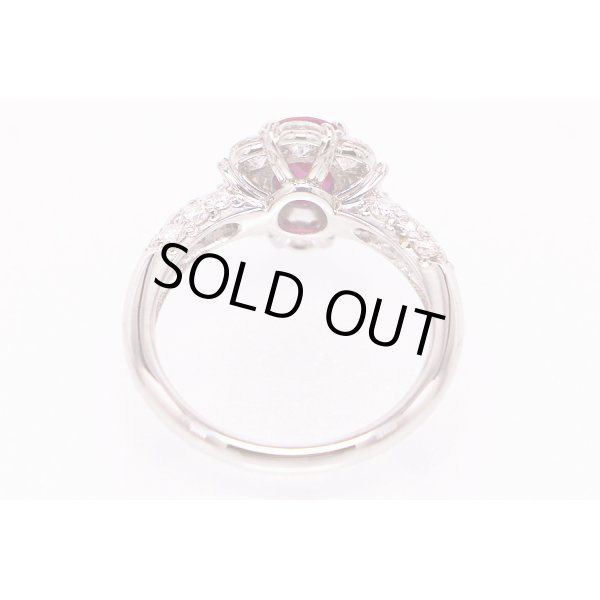 PT900 ルビーダイアイリリング 1.15ct 1.40ct 6.00g　内側