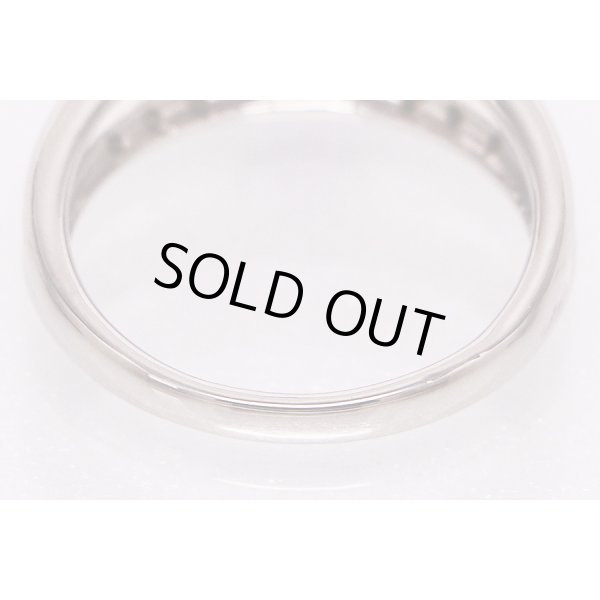 PT900 タンザナイトダイアイリリング 1.80ct 0.17ct 7.10g　外側