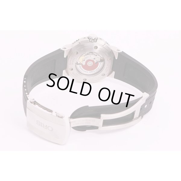 オリス　アイクス　ダイバー300　青文字盤　ラバーベルト