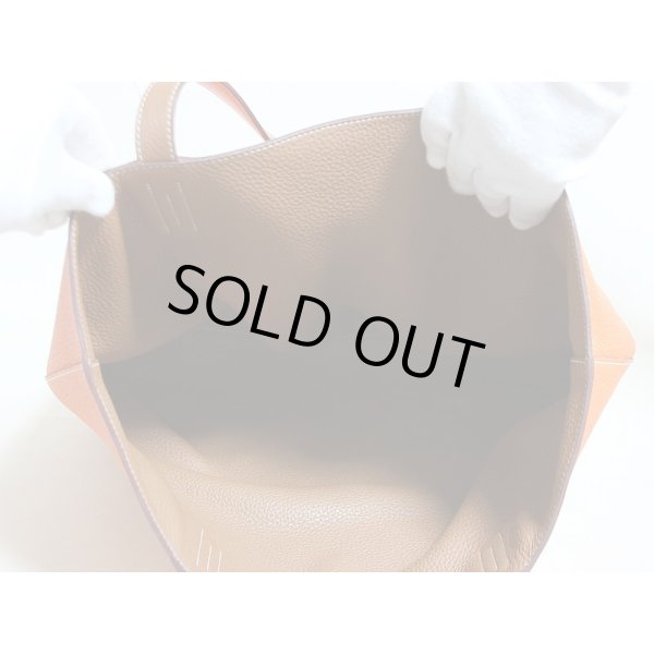 エルメス　ドゥブル・サンス45 オレンジ／ゴールド　リバース中身