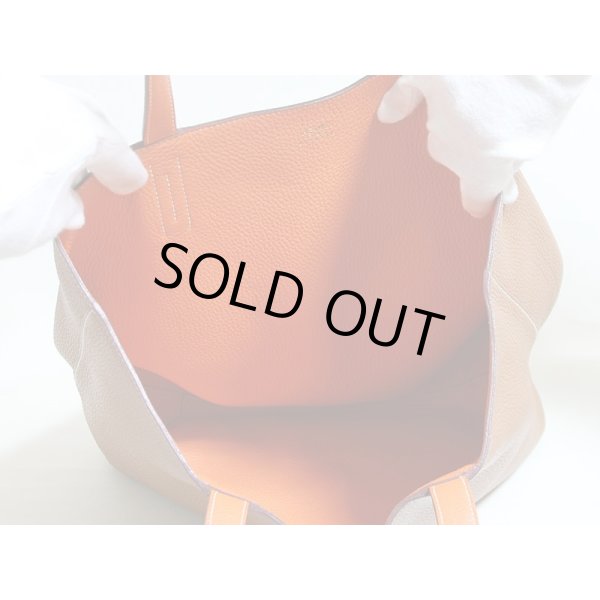 エルメス　ドゥブル・サンス45 オレンジ／ゴールド　中身