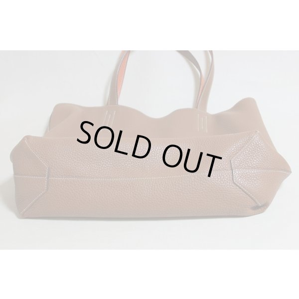 エルメス　ドゥブル・サンス45 オレンジ／ゴールド　リバース底面