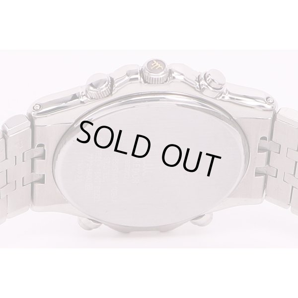 セイコー　クレドール　パシフィーク　クロノグラフ　GCLE998　白文字盤　裏面拡大