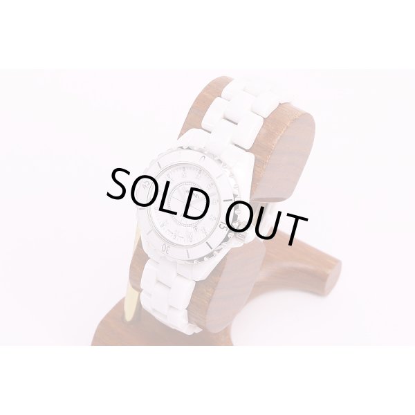 シャネル　J12　H1628　白文字盤　12P　サイド