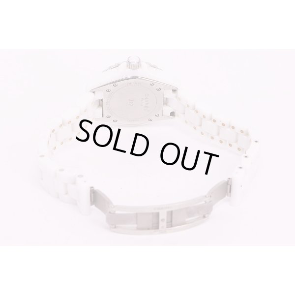 シャネル　J12　H1628　白文字盤　12P　セラミックブレス