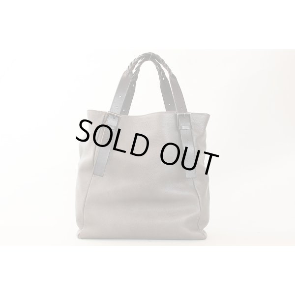 フェラガモ　トートバック FJ-24 9600 グレー／ブラック　裏面