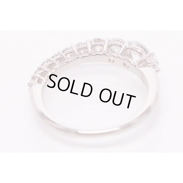 平和堂　PT950 ダイアイリリング 0.76ct 3.20g　内側