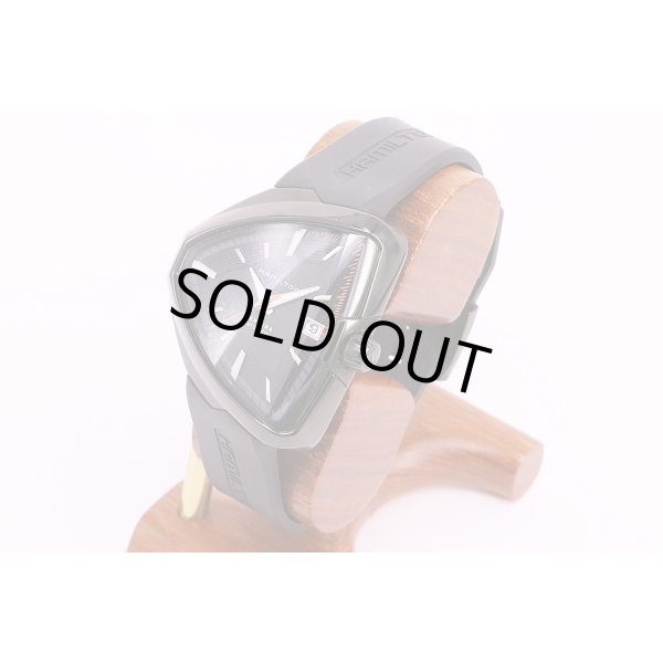 ハミルトン　ベンチュラ　エルヴィス80　H245850　黒文字盤　サイド