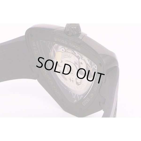 ハミルトン　ベンチュラ　エルヴィス80　H245850　黒文字盤　裏面拡大