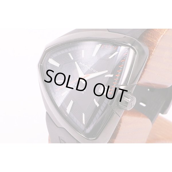 ハミルトン　ベンチュラ　エルヴィス80　H245850　黒文字盤　サイド拡大