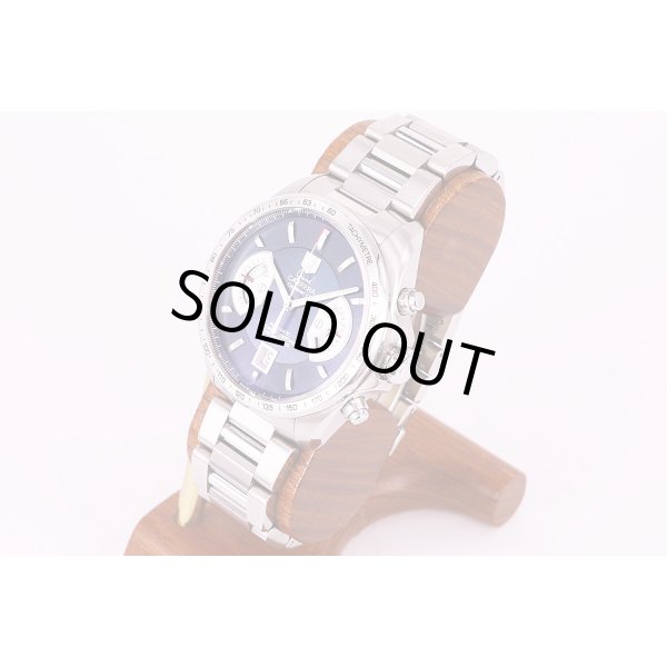 タグホイヤー　グランドカレラ　CAV511F　紺文字盤　サイド