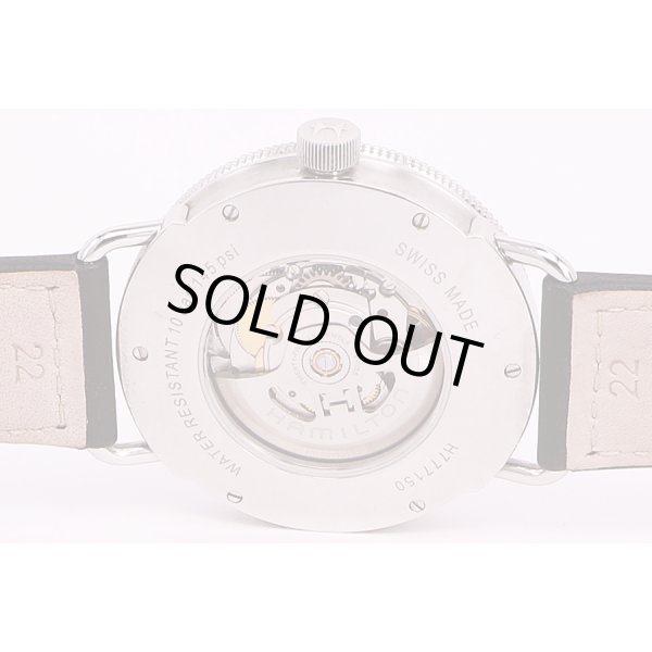 ハミルトン　パイオニア　H777150　白文字盤　裏面拡大