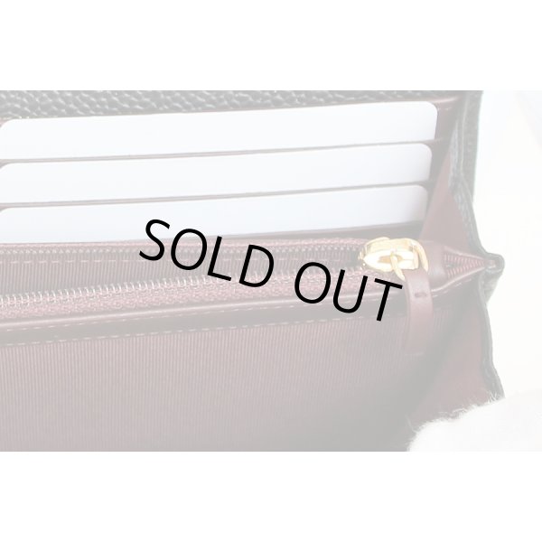 シャネル　ニツ折長財布 A50096 ブラック／ボルドー　カードケース