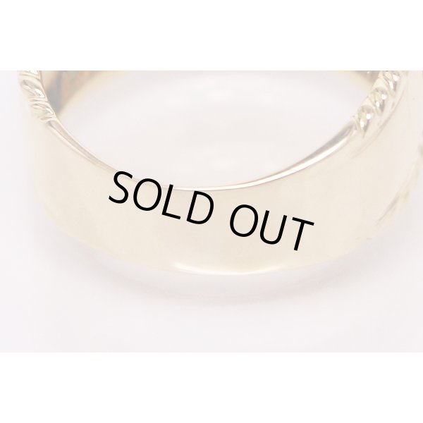 K18 エメラルドダイアイリリング 0.65ct 1.23ct 8.60g　外側