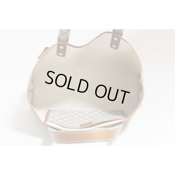 グッチ　GGプラス トートバック 211134 493492 ベージュ／ブラウン　中身