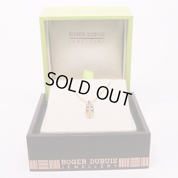 ロジェ・デュブイ　750PG フォローミー ダイアイリペンダントネックレス 8.70g　箱