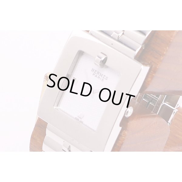 エルメス　ベルトウオッチ　BE1.210　白文字盤　サイド拡大