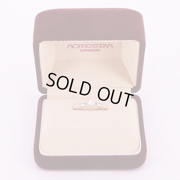 モニッケンダム　PT1000 ダイアイリリング 0.438ct 3.50g　箱