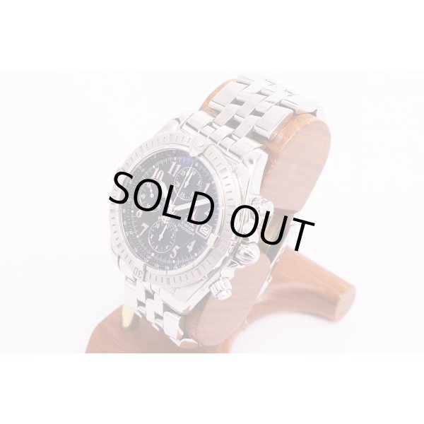 ブライトリング　クロノマット　エボリューション　A13356　フィレンツェトリコロール限定　黒文字盤　サイド