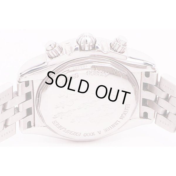 ブライトリング　クロノマット　エボリューション　A13356　フィレンツェトリコロール限定　黒文字盤　裏面拡大