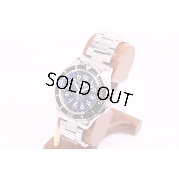 ブライトリング　スーパーオーシャンII 42 　A17365　黒文字盤　サイド