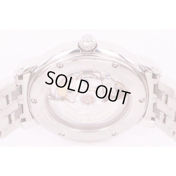 モーリス・ラクロア　マスターピース　ファイヴハンズ　MP6328　銀文字盤　裏面拡大